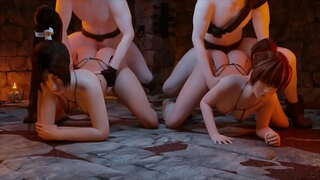 8-18 | Setiap hari SFM &amp;amp; Blender 3D Porno Panas Besar Dada