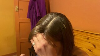 ���లీ గెట్స్ Facial మా WAM &quot;అలెక్సా ఇవ్వాలని నాకు ధైర్యం&quot;,